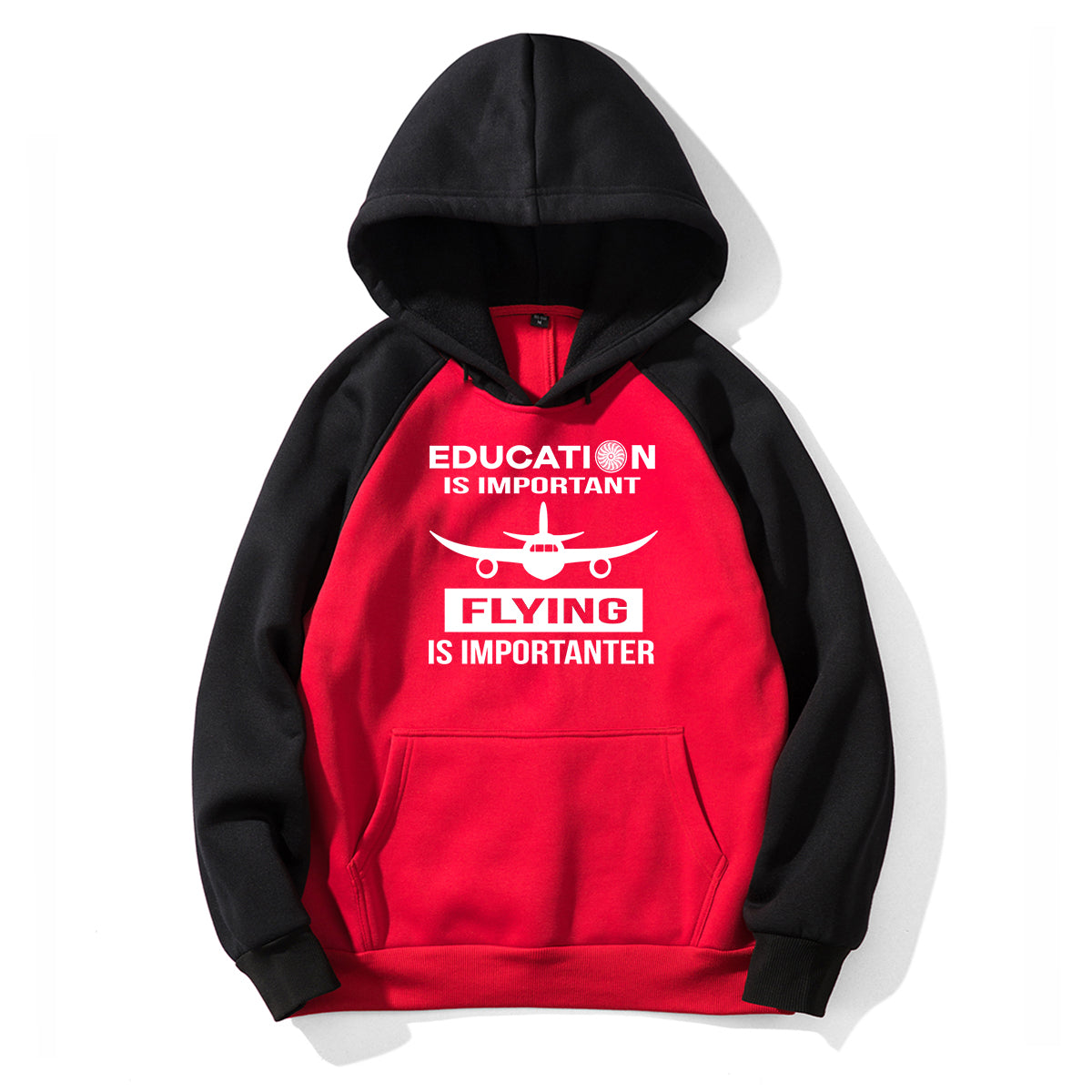 Flying is Importanter Designed Colourful Hoodies