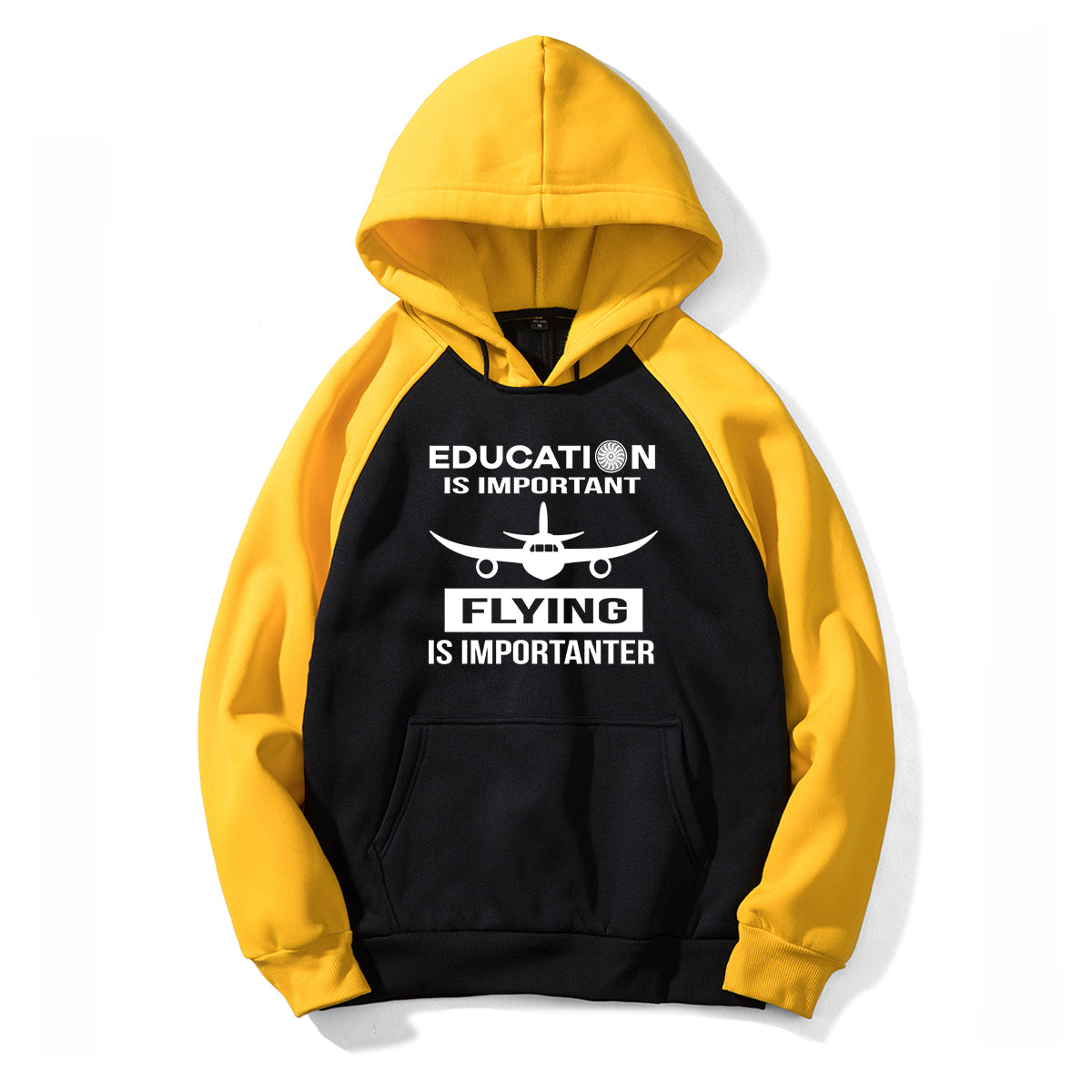 Flying is Importanter Designed Colourful Hoodies