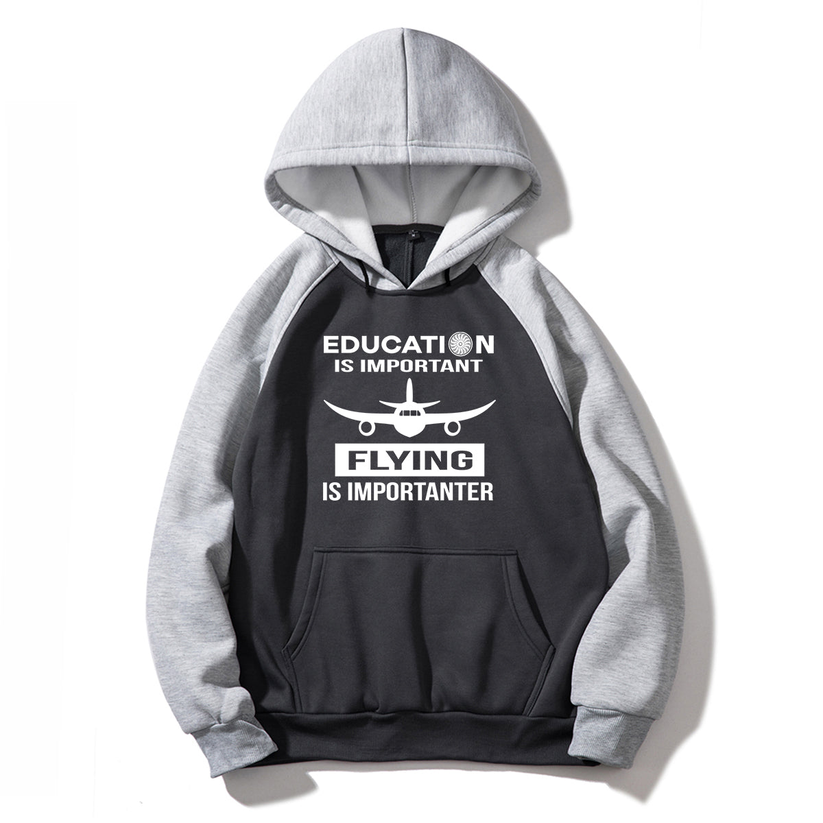 Flying is Importanter Designed Colourful Hoodies