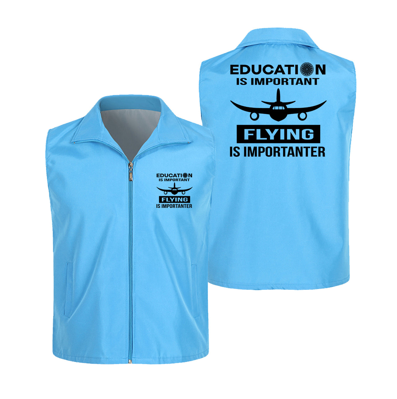 Flying is Importanter Designed Thin Style Vests