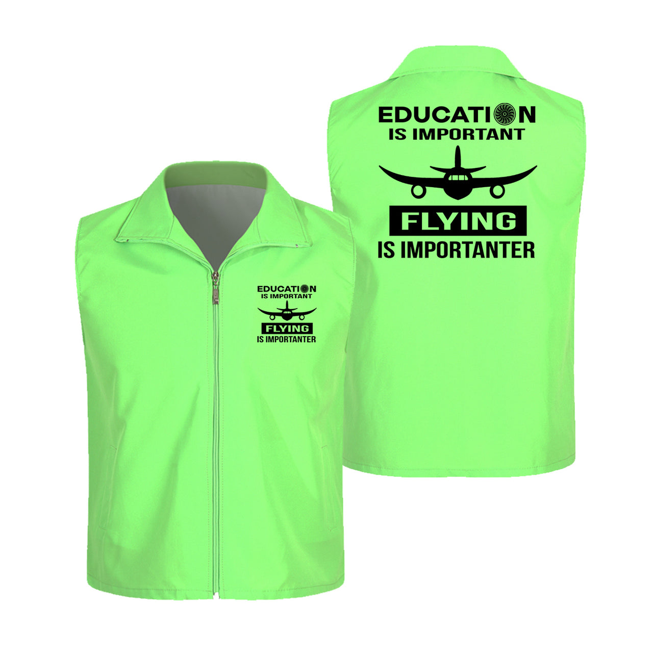 Flying is Importanter Designed Thin Style Vests