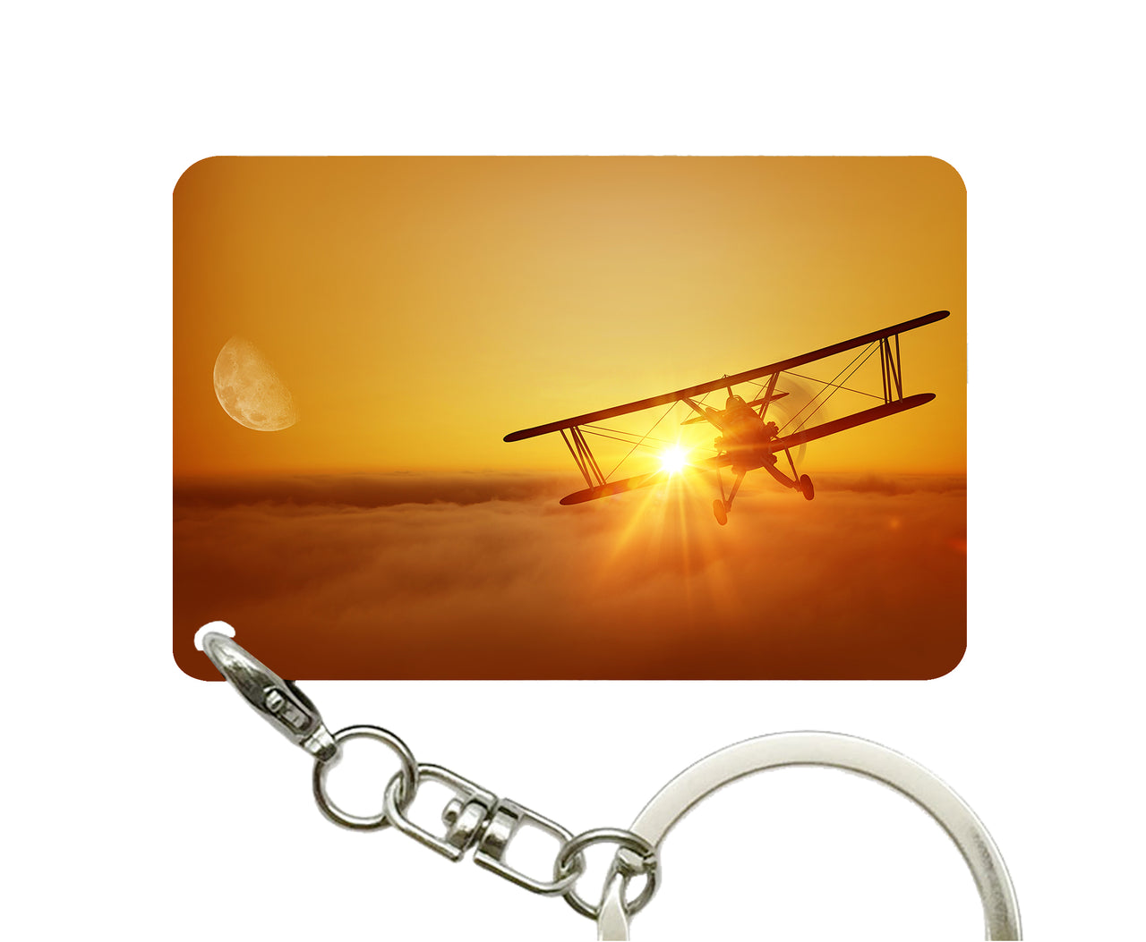 Flying is an Adventure Designed Key Chains