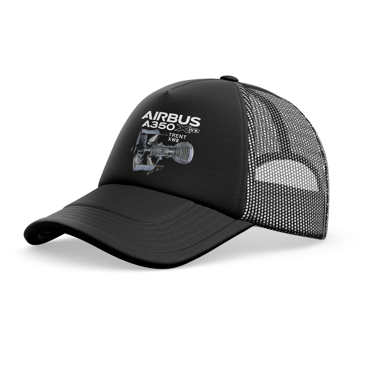 Airbus A350 & Trent Wxb Engine Designed Trucker Caps & Hats