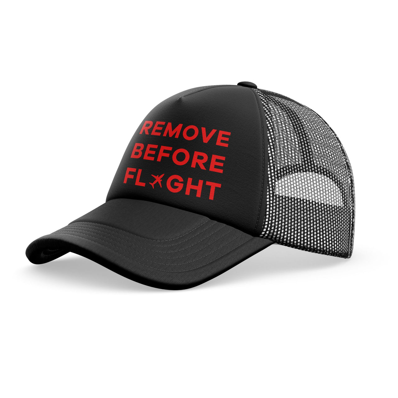 Remove Before Flight Designed Trucker Caps & Hats