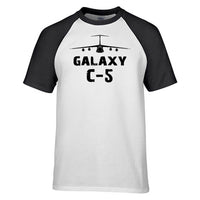 Thumbnail for Galaxy C-5 & Plane Designed Raglan T-Shirts