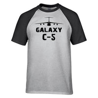 Thumbnail for Galaxy C-5 & Plane Designed Raglan T-Shirts