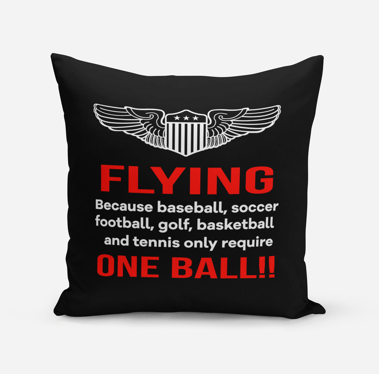 Flying One Ball Designed Pillows