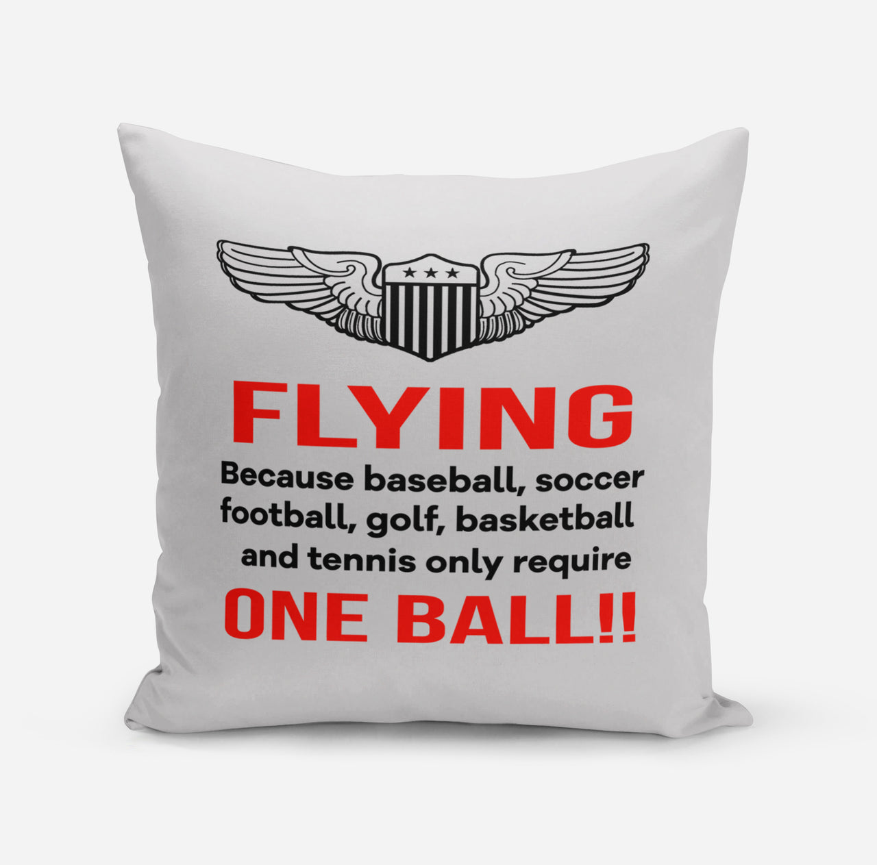 Flying One Ball Designed Pillows