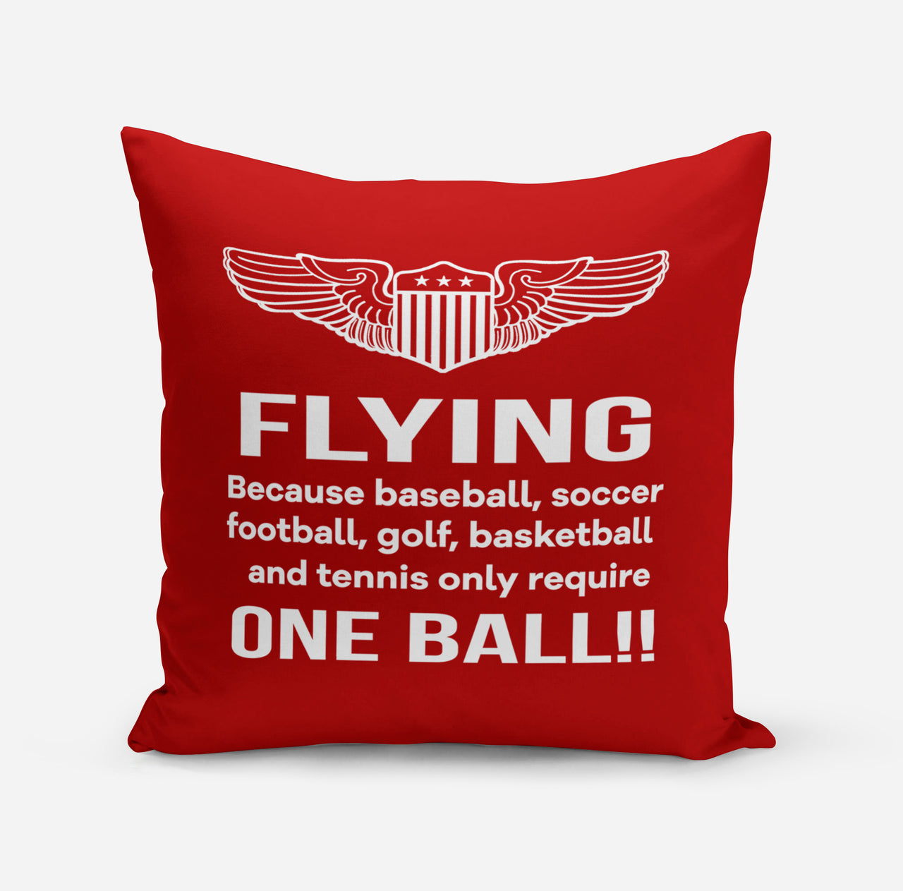 Flying One Ball Designed Pillows