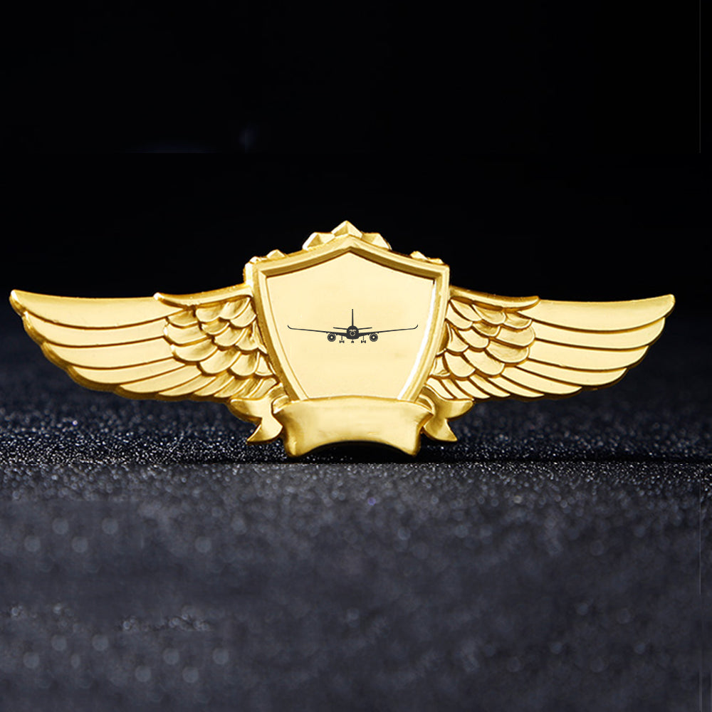 Airbus A350 Silhouette Designed Badges