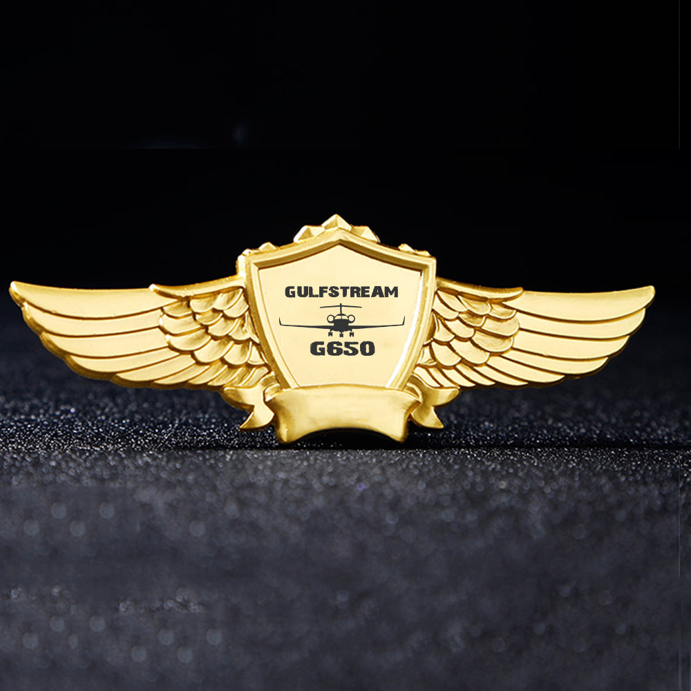 Gulfstream G650 & Plane Designed Badges