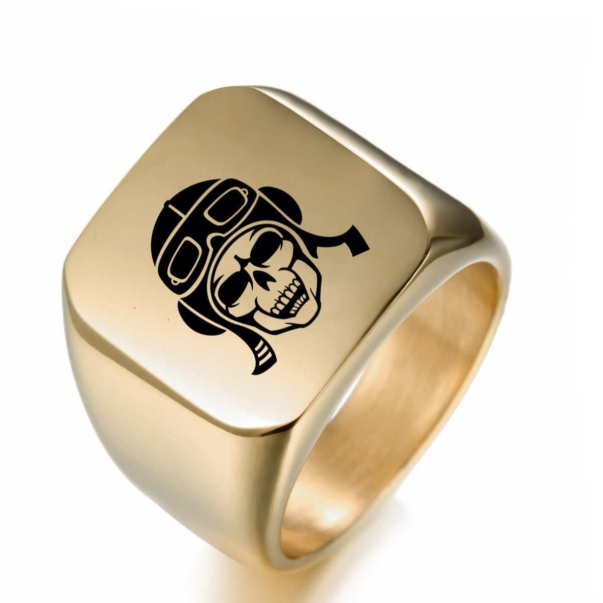 Skeleton Pilot Designed Men Rings