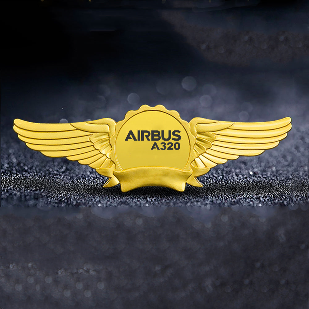 Airbus A320 & Text Designed Badges