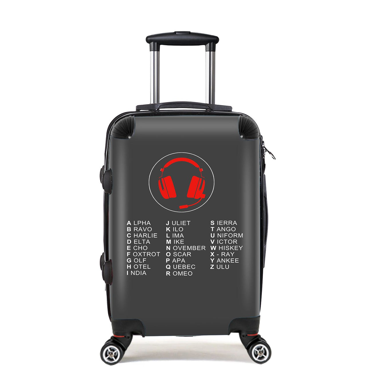 Aviation Alphabet 3 Designed Cabin Size Luggages