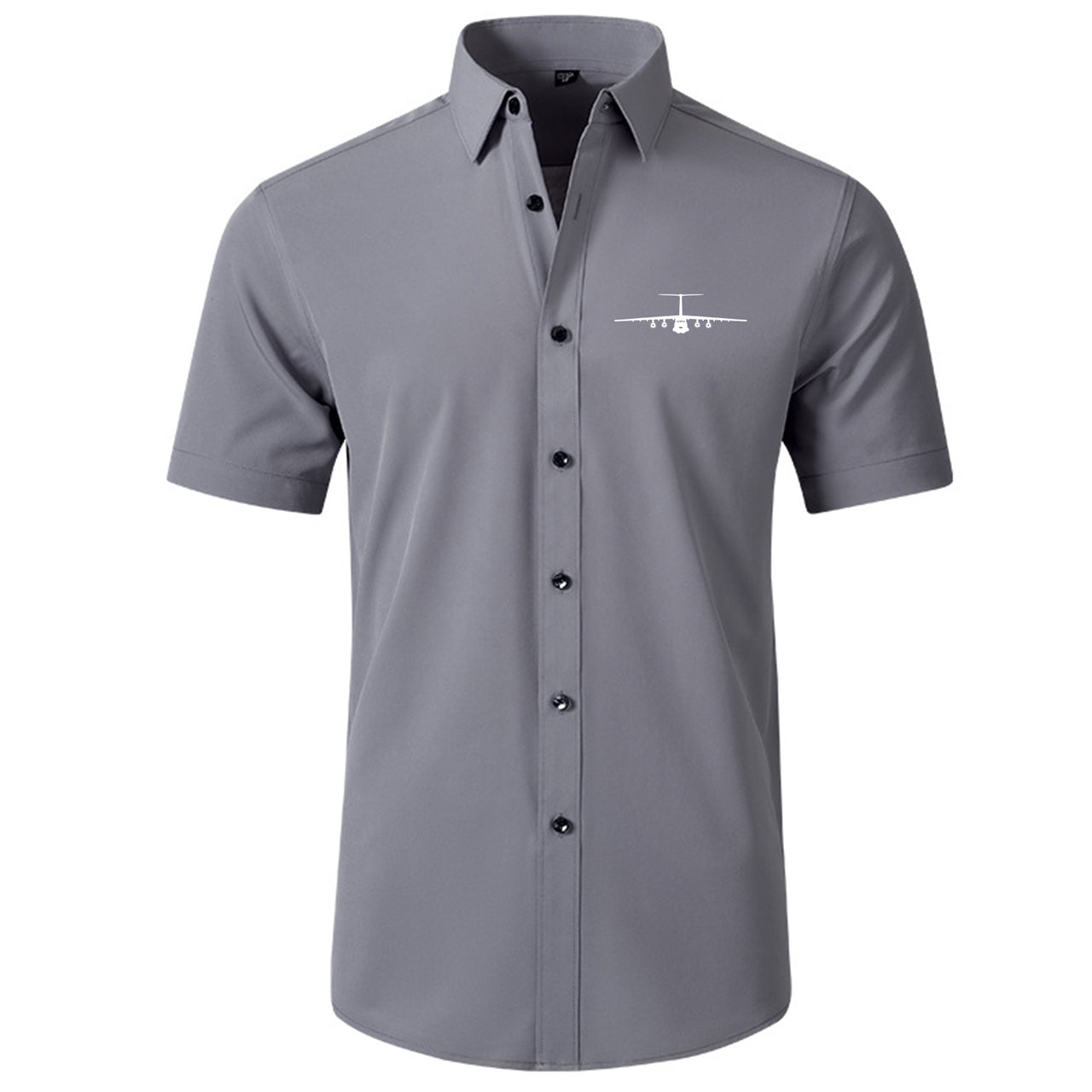 Ilyushin IL-76 Silhouette Designed Short Sleeve Shirts