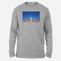 Thumbnail for Face to Face with Airbus A320 Designed Long-Sleeve T-Shirts