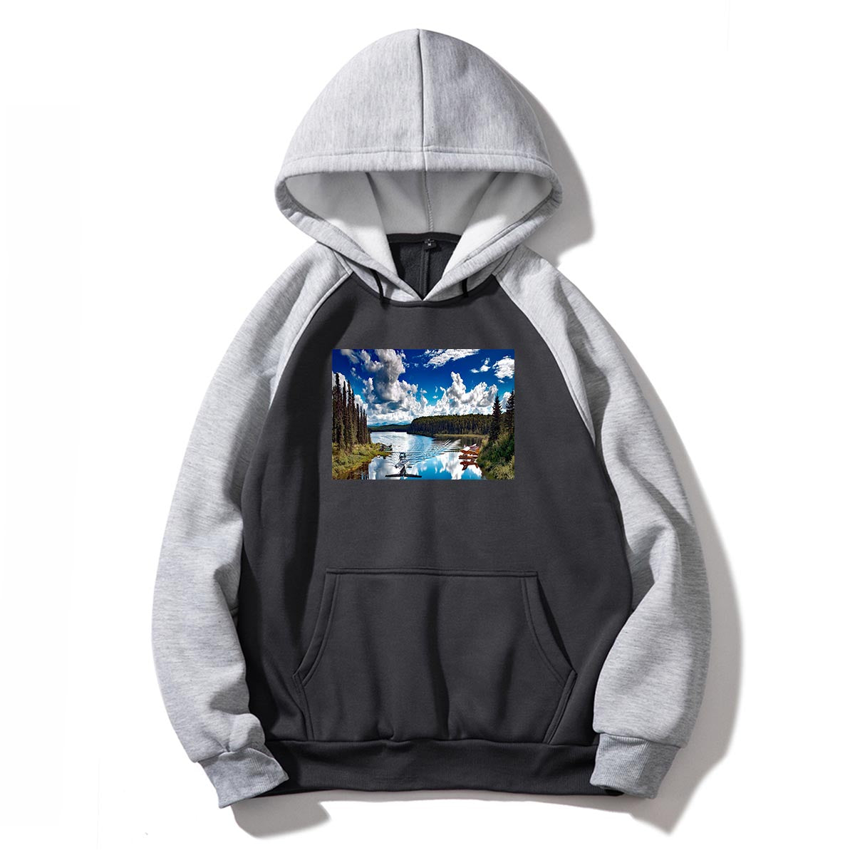 Amazing Scenary & Sea Planes Designed Colourful Hoodies