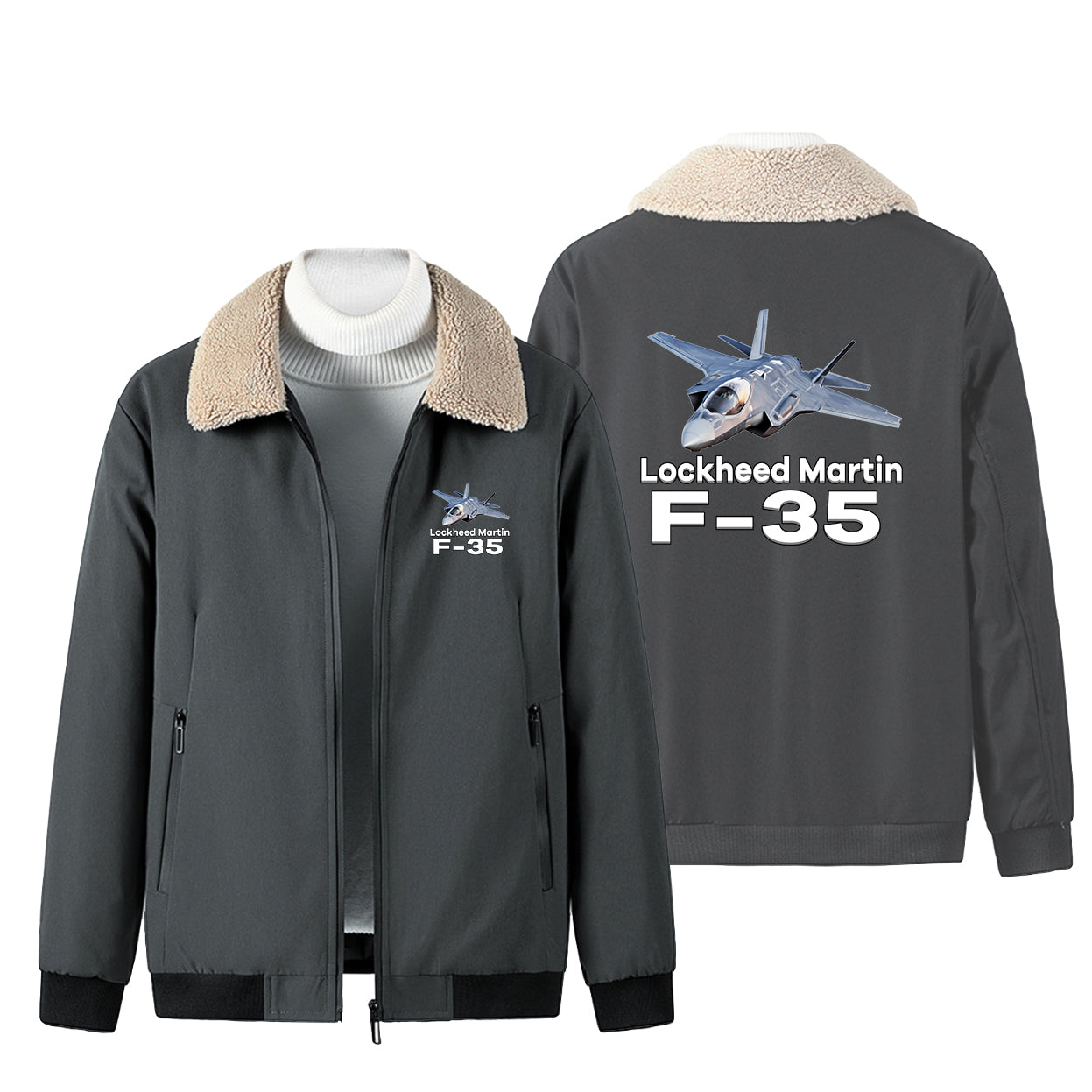 The Lockheed Martin F35 Designed Winter Bomber Jackets