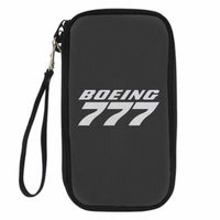 Thumbnail for Boeing 777 & Text Designed Travel Cases & Wallets