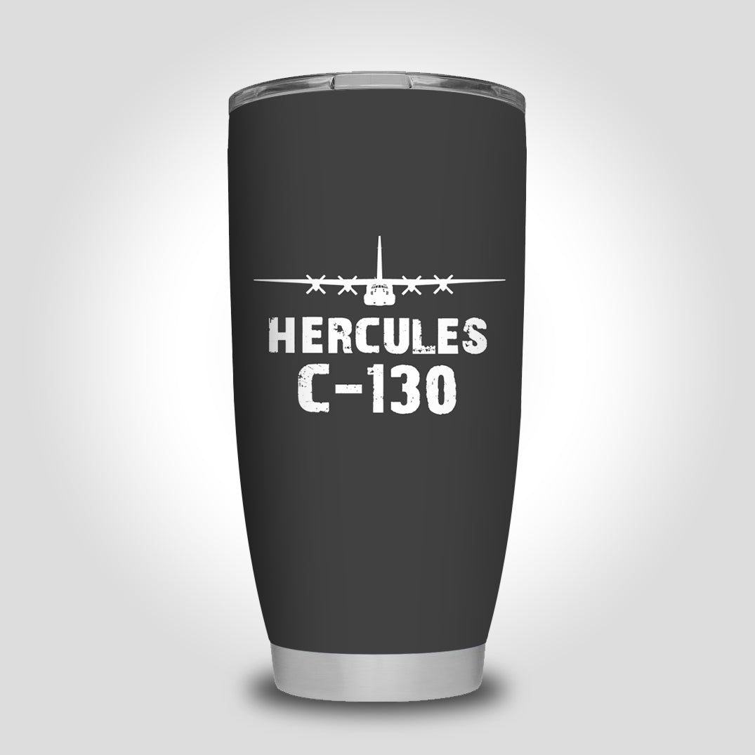 Hercules C-130 & Plane Designed Tumbler Travel Mugs