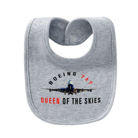 Thumbnail for Boeing 747 Queen of the Skies Designed Baby Saliva & Feeding Towels