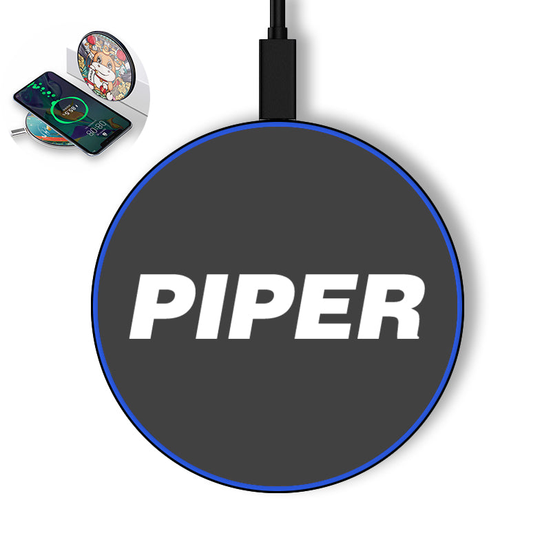 Piper & Text Designed Wireless Chargers