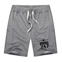 Thumbnail for Boeing 747 & Plane Designed Cotton Shorts