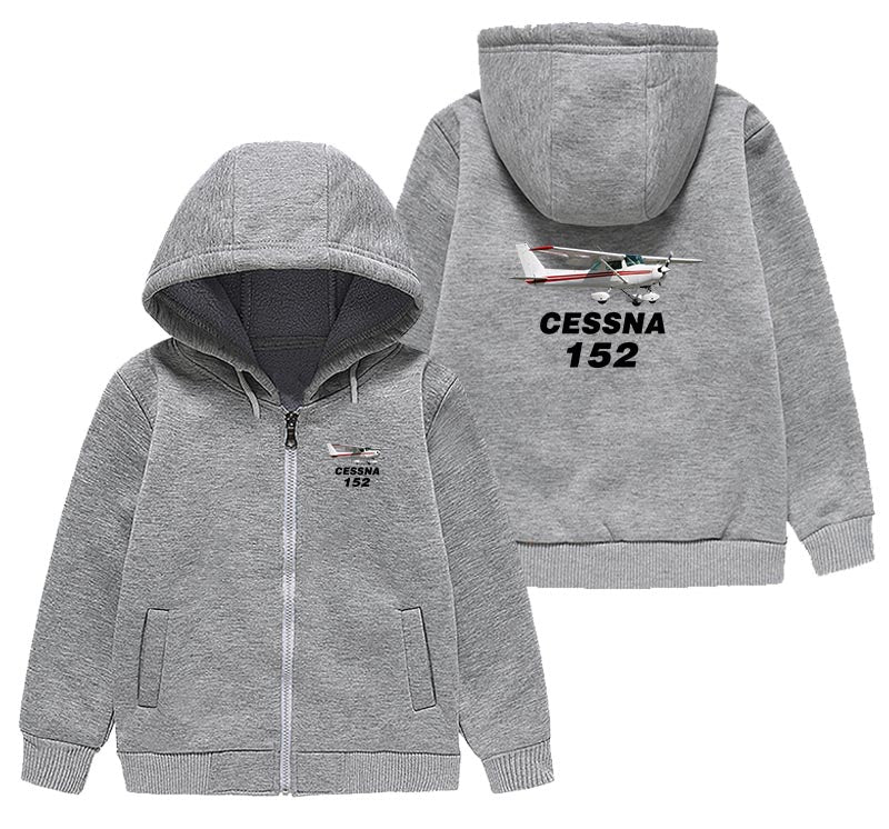 The Cessna 152 Designed "CHILDREN" Zipped Hoodies