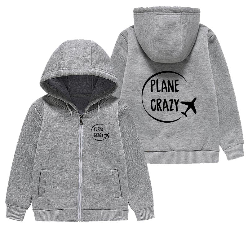 Plane Crazy Designed "CHILDREN" Zipped Hoodies