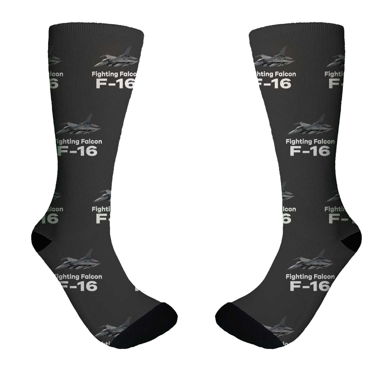 The Fighting Falcon F16 Designed Socks