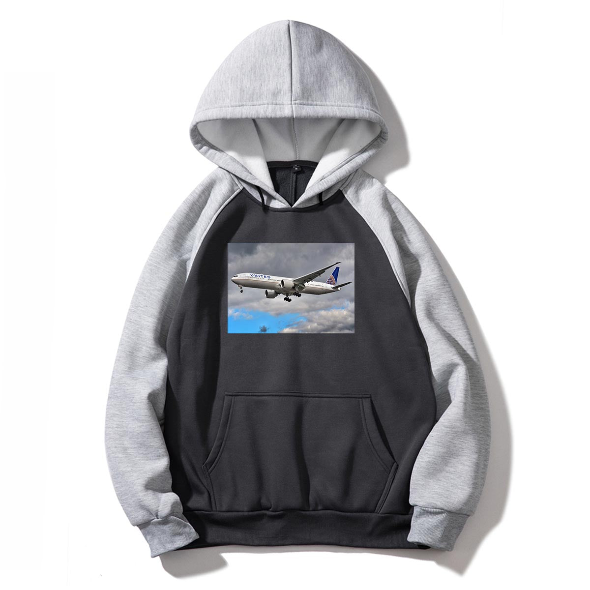 United Airways Boeing 777 Designed Colourful Hoodies