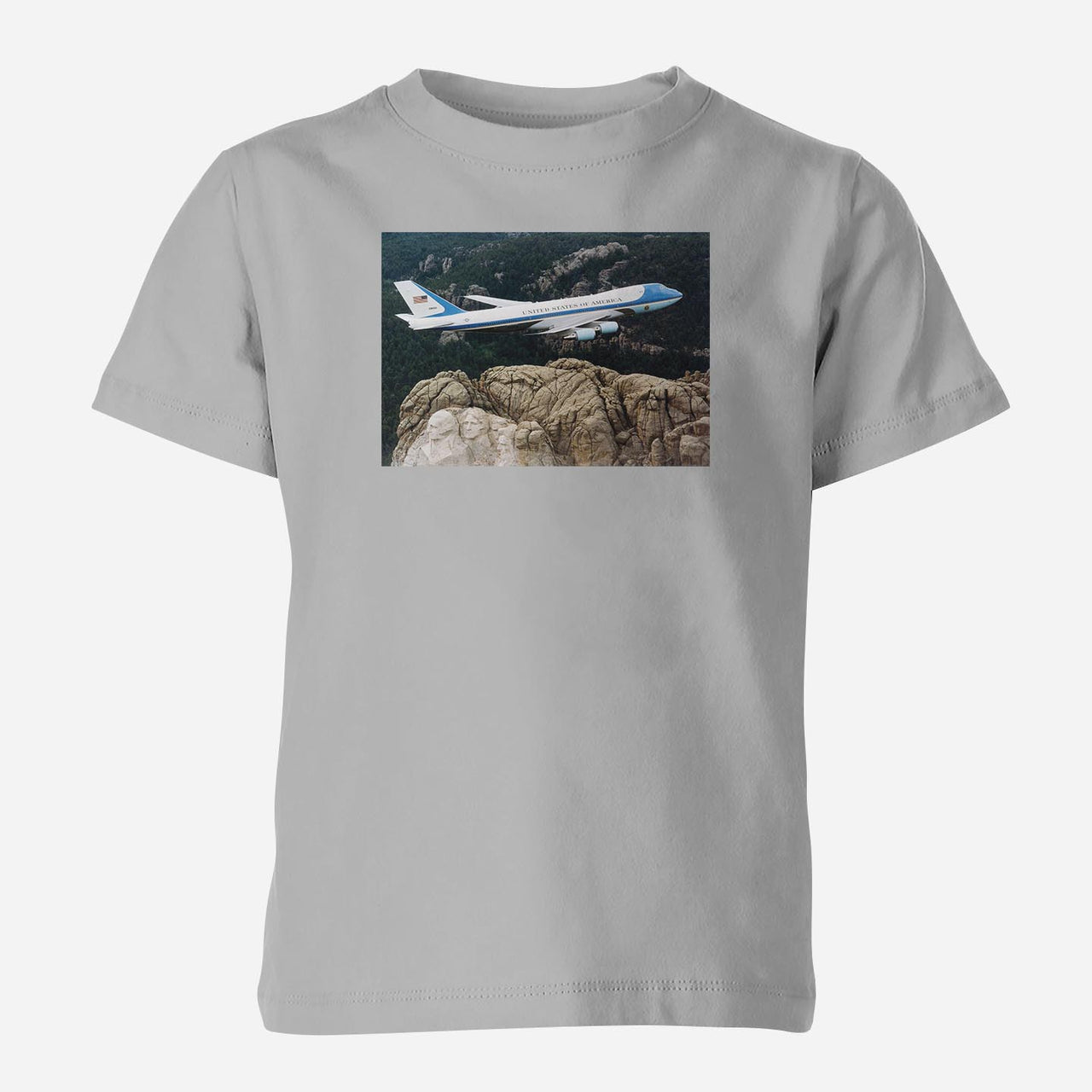 Cruising United States Of America Boeing 747 Designed Children T-Shirts