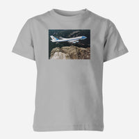 Thumbnail for Cruising United States Of America Boeing 747 Designed Children T-Shirts