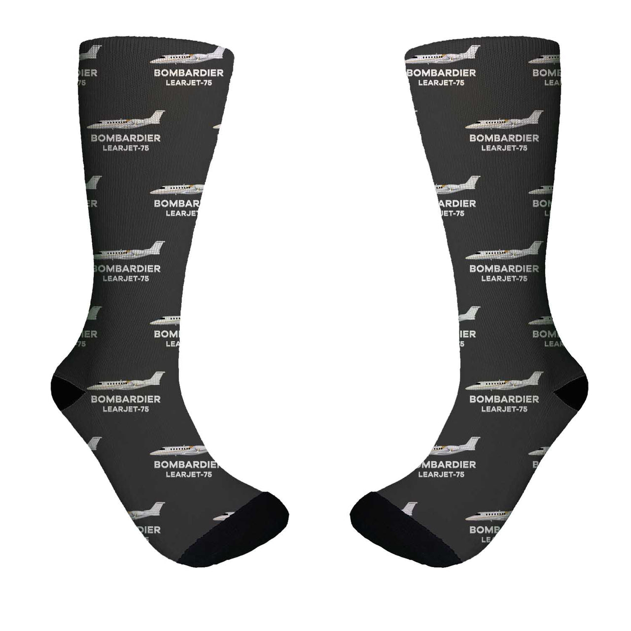 The Bombardier Learjet 75 Designed Socks