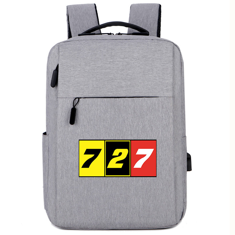 Flat Colourful 727 Designed Super Travel Bags