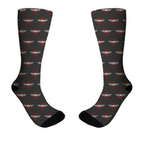 Thumbnail for Born To Fly Designed Designed Socks