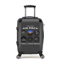 Thumbnail for The Only Six Pack I Will Ever Need Designed Cabin Size Luggages