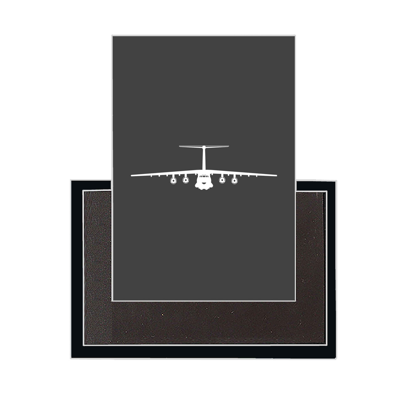 Ilyushin IL-76 Silhouette Designed Magnets