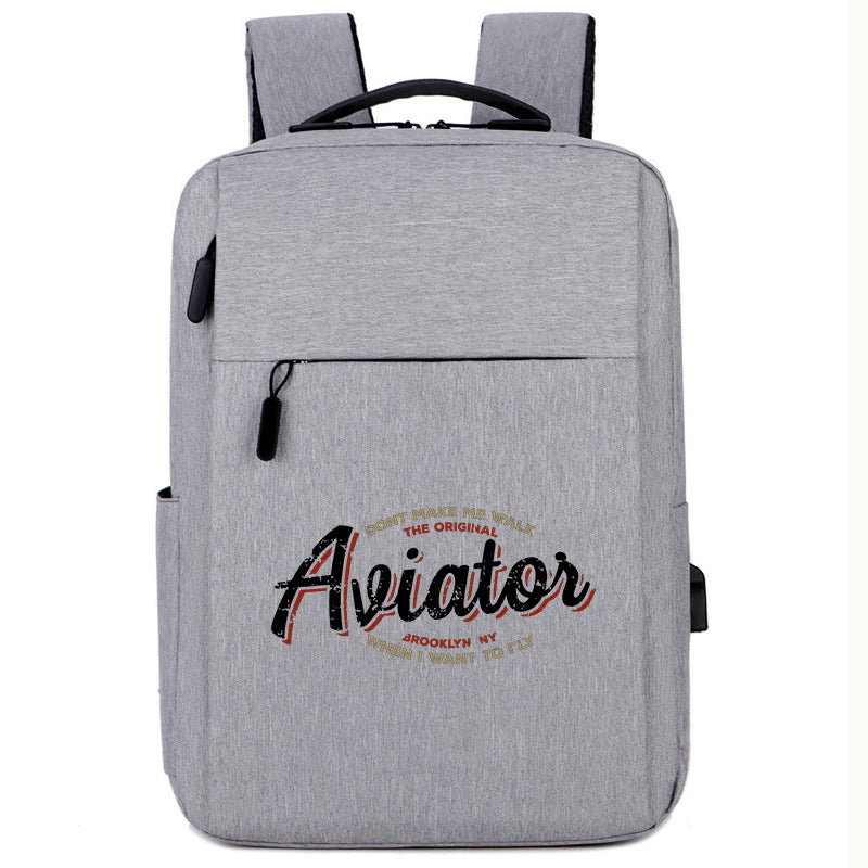 Aviator - Dont Make Me Walk Designed Super Travel Bags