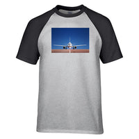 Thumbnail for Face to Face with Airbus A320 Designed Raglan T-Shirts