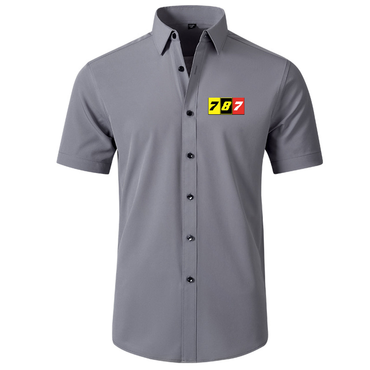 Flat Colourful 787 Designed Short Sleeve Shirts