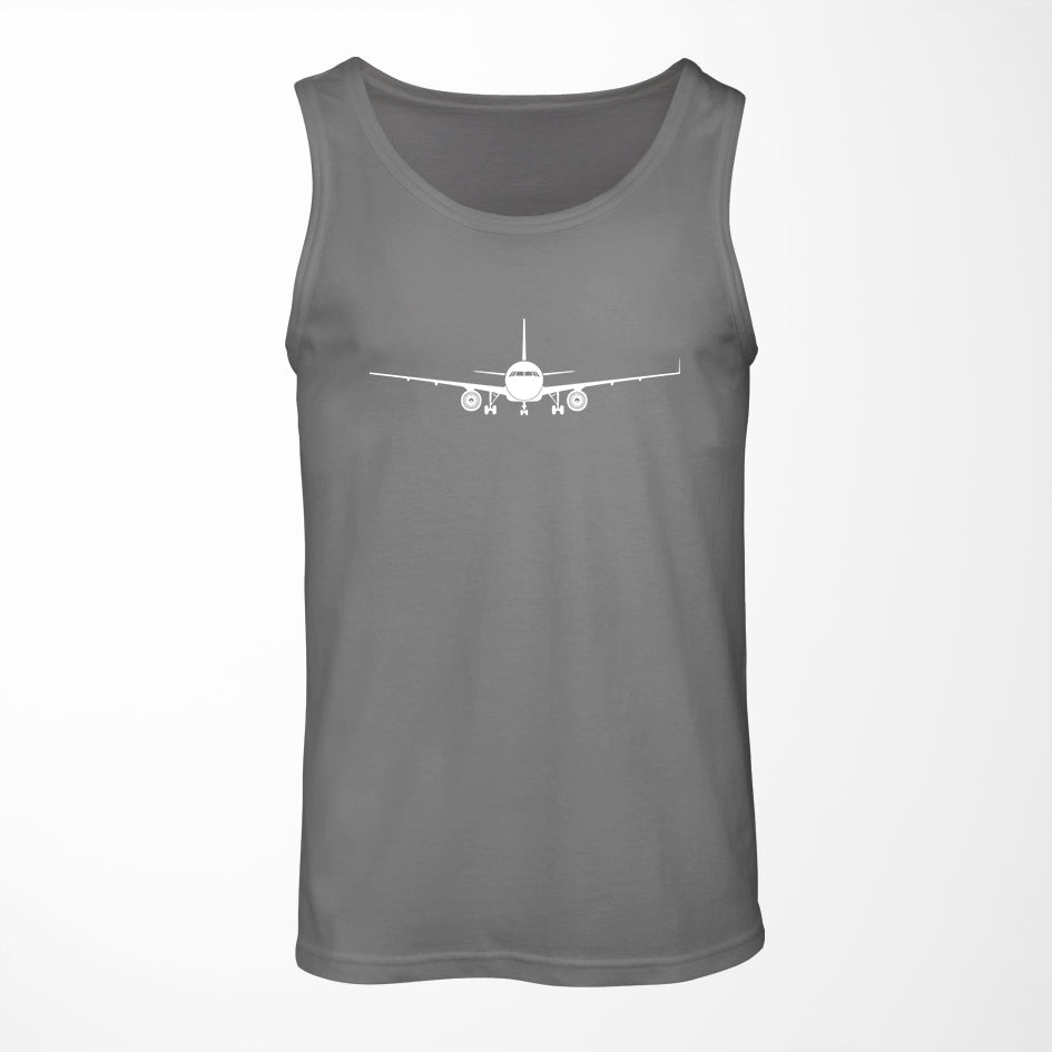 Airbus A320 Silhouette Designed Tank Tops