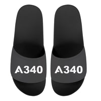 Thumbnail for A340 Flat Text Designed Sport Slippers