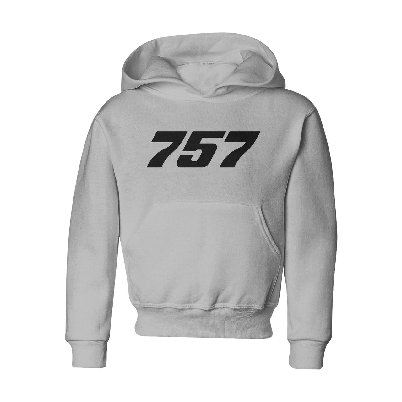 757 Flat Text Designed "CHILDREN" Hoodies