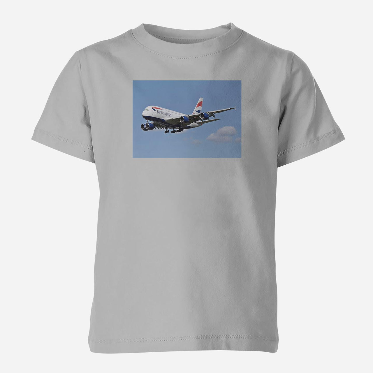 Landing British Airways A380 Designed Children T-Shirts