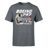 Thumbnail for Boeing 747 & PW4000-94 Engine Designed T-Shirts