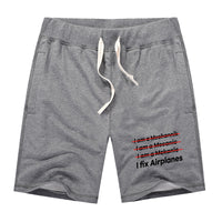 Thumbnail for I Fix Airplanes Designed Cotton Shorts