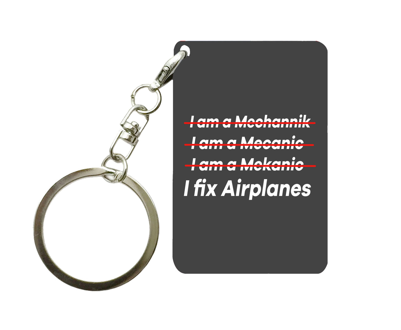 I Fix Airplanes Designed Key Chains