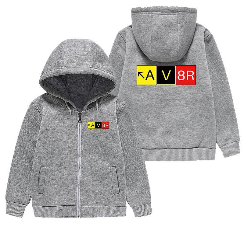 AV8R Designed "CHILDREN" Zipped Hoodies