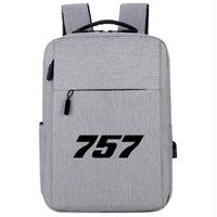 Thumbnail for 757 Flat Text Designed Super Travel Bags